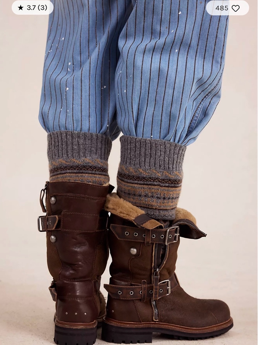 We The Free/Charlie Shearling Boots / regular price 398 - Picture 4 of 8